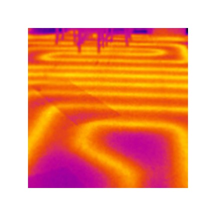 Diagnostic chauffage par camera thermique