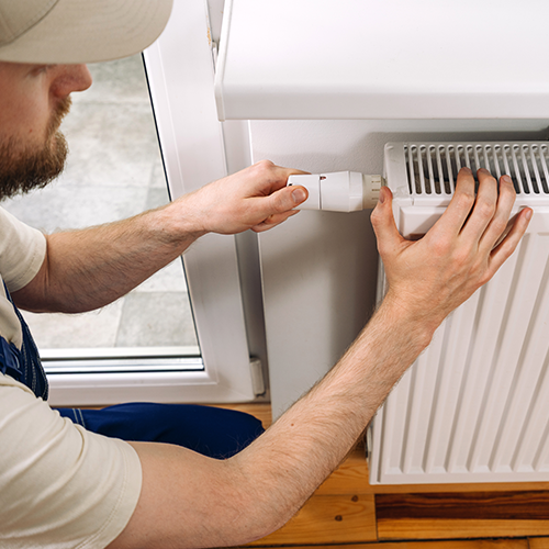 Désembouage chimique d'un réseau de radiateurs